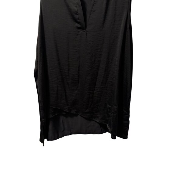 Chicos Womens Black Sleeveless V-Neck Tunic Size XL Polyester blouse top tunic - Picture 6 of 10